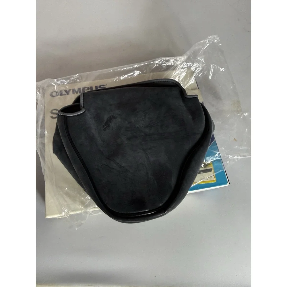 Olympus Soft Case 100 Original Box Gray Synthetic Leather Snap Protector
